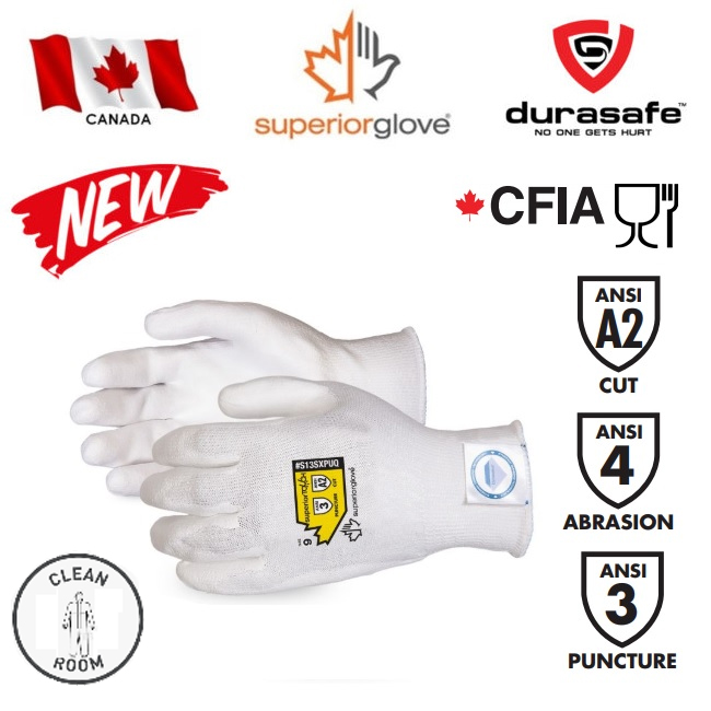 SUPERIOR S13SXPUQ Superior Touch 13 Gauge Cut Resistant Glove Made