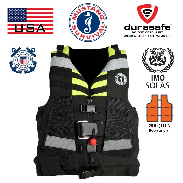 MUSTANG MRV150 UNIVERSAL SWIFT WATER RESCUE VEST Durasafe Shop