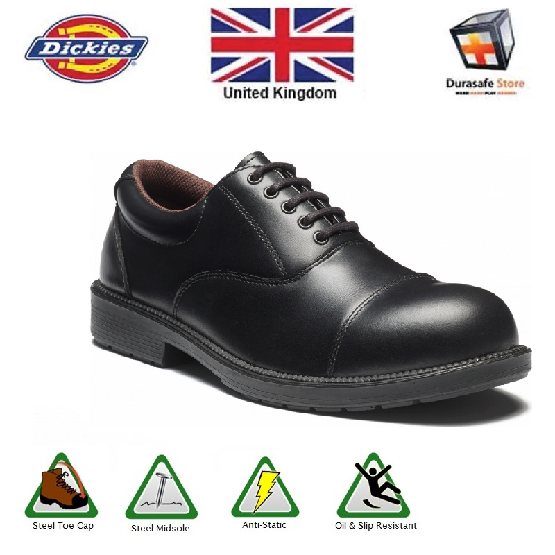 Dickies FA12350A Oxford Safety Shoe Black Durasafe Shop