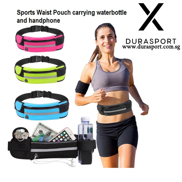 Sport Waist Pouch Carrying Water Bottle and Handphone - Durasafe Shop