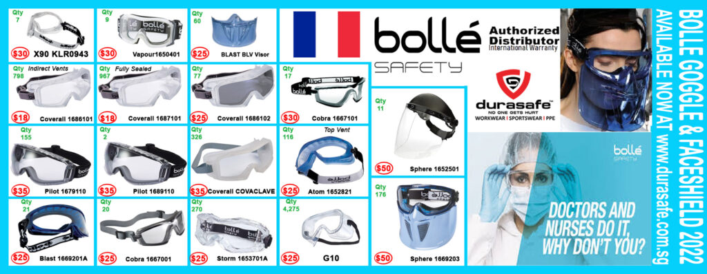 Bolle Goggle And Face Shield 2022 Durasafe Shop